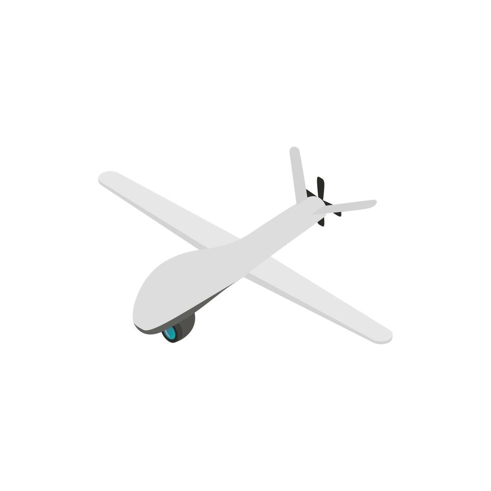 Glider icon, isometric 3d style vector