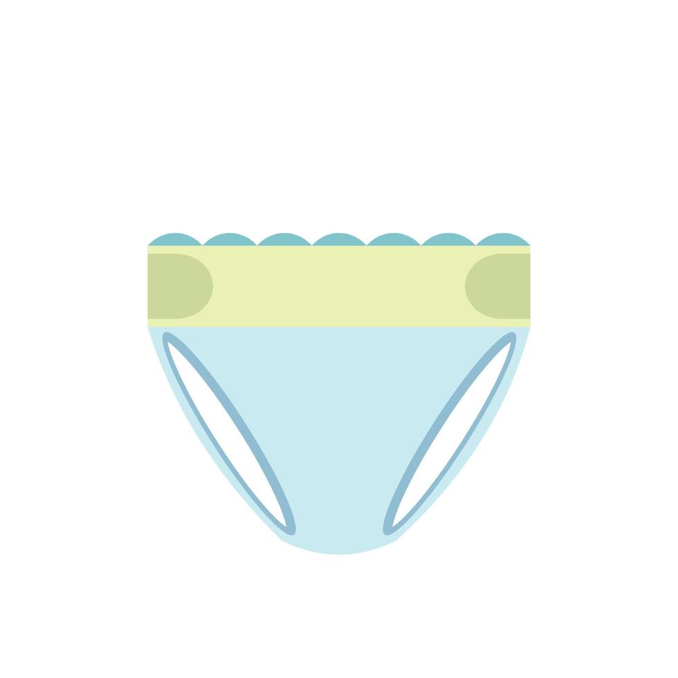 Diaper nappy flat icon vector