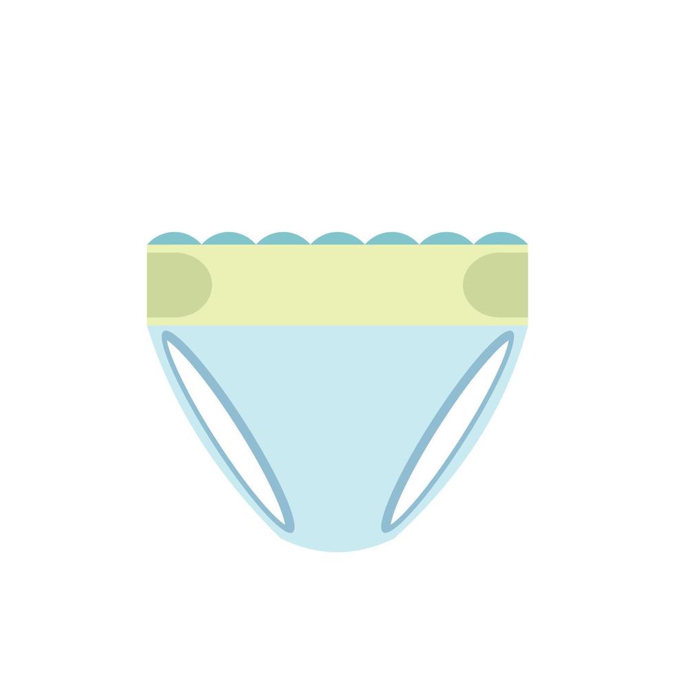 Diaper nappy flat icon vector