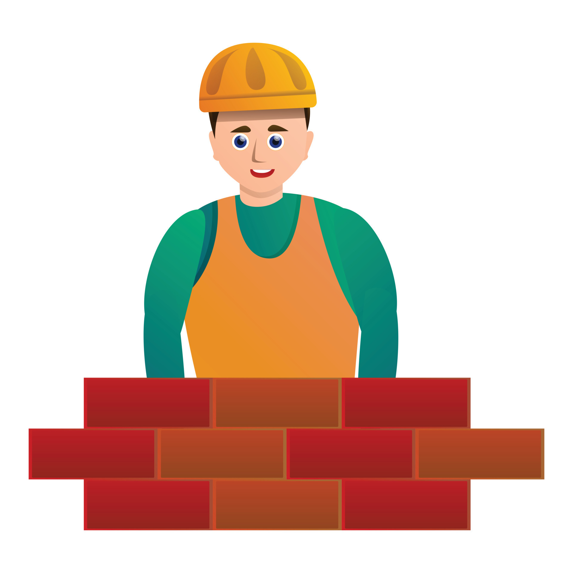 Masonry brick worker icon, cartoon style 14193078 Vector Art at Vecteezy Masonry brick worker icon, cartoon style 14193078 Vector Art at Vecteezy
