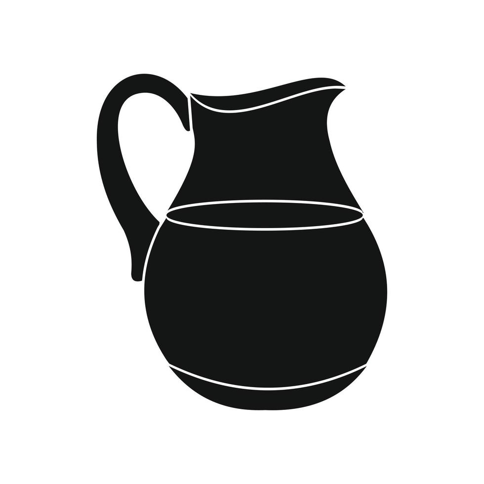 Jug of milk icon vector