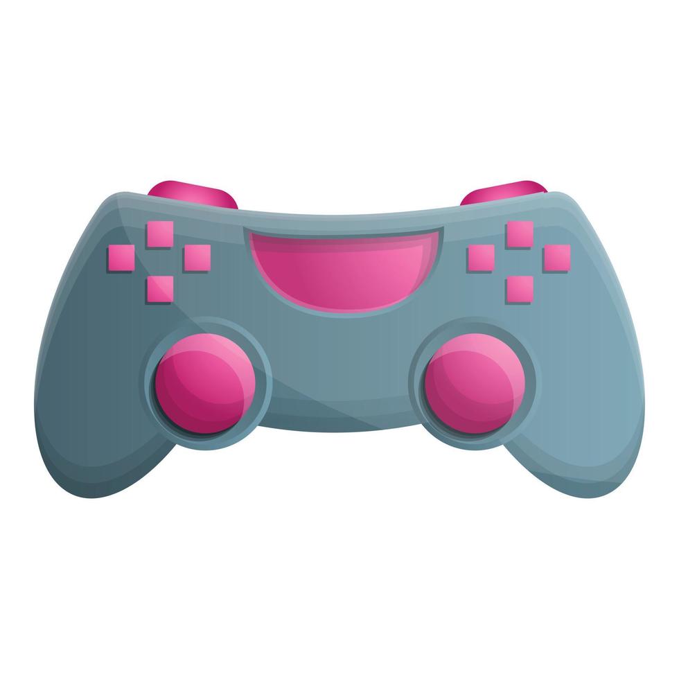 Joystick hardware icon, cartoon style vector