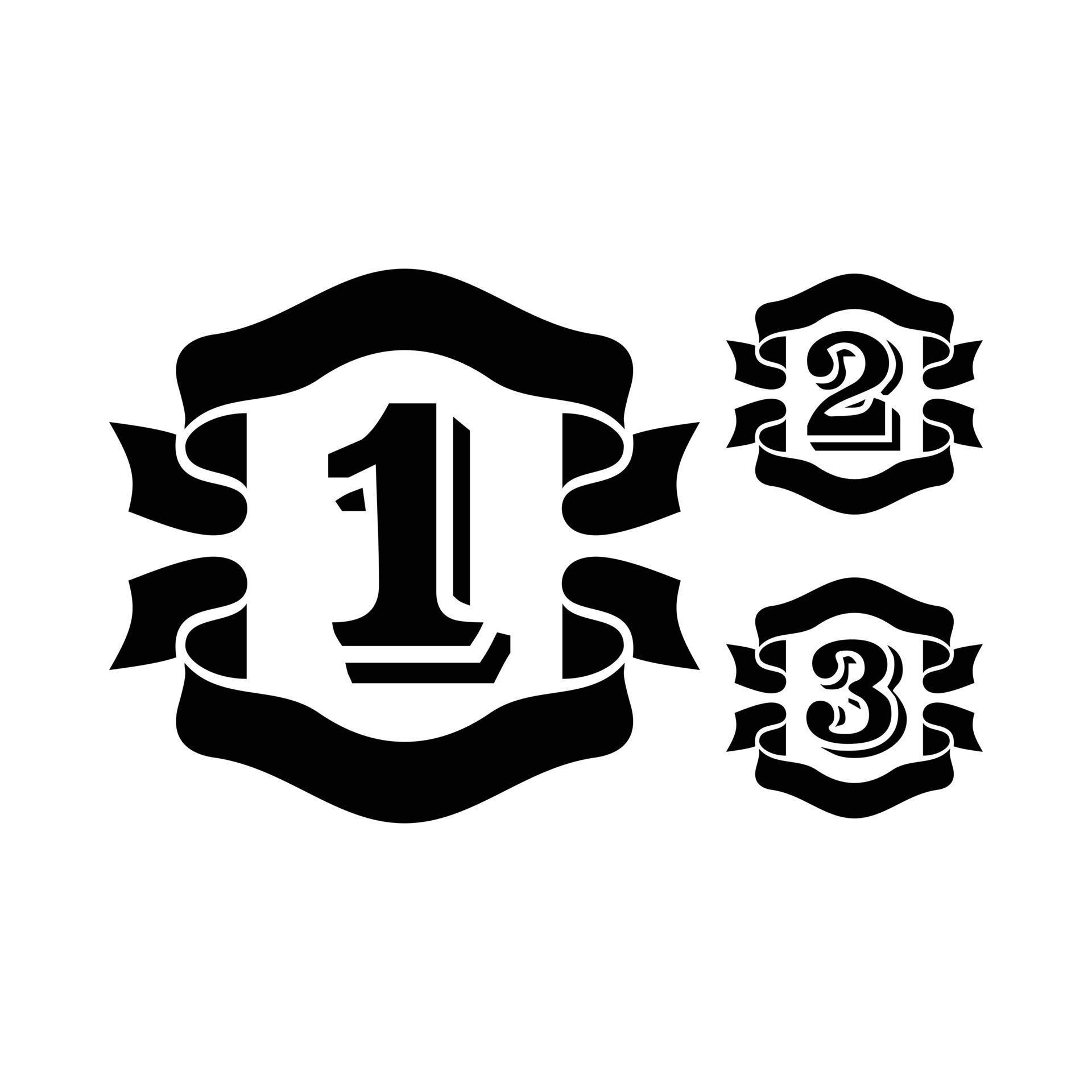 Gold, silver and bronze award icon, simple style 14193460 Vector Art at