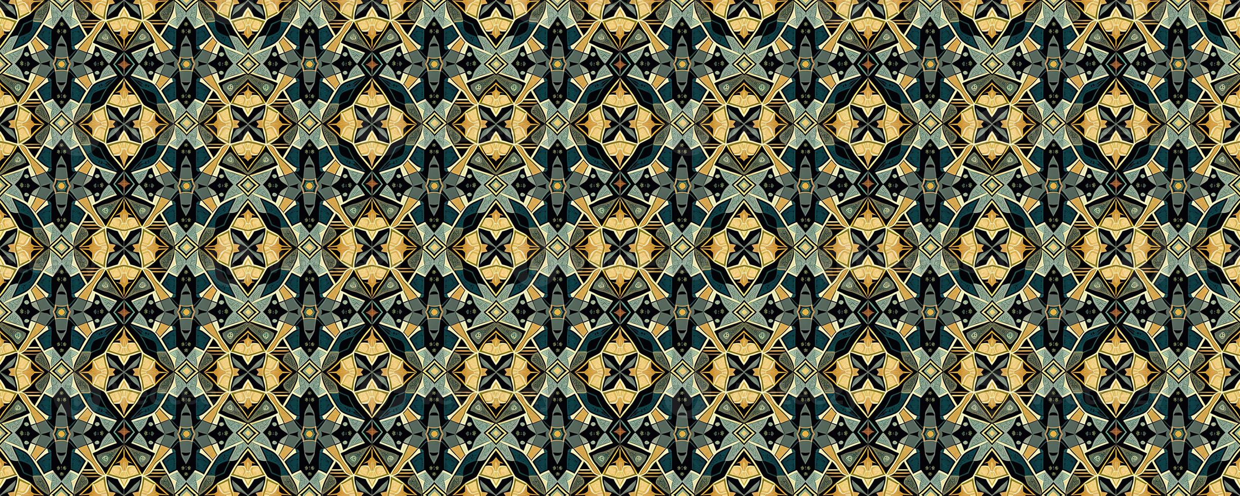 Geometric abstract seamless pattern photo