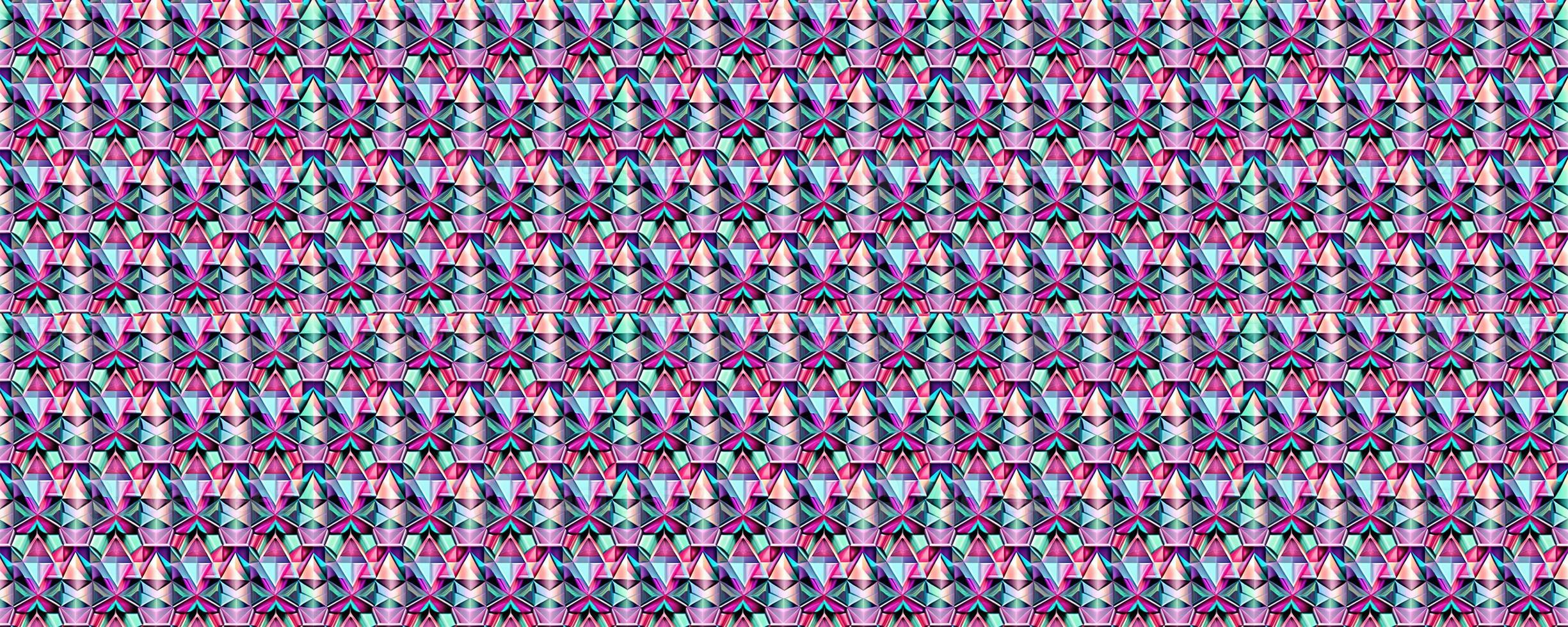 Geometric abstract seamless pattern photo