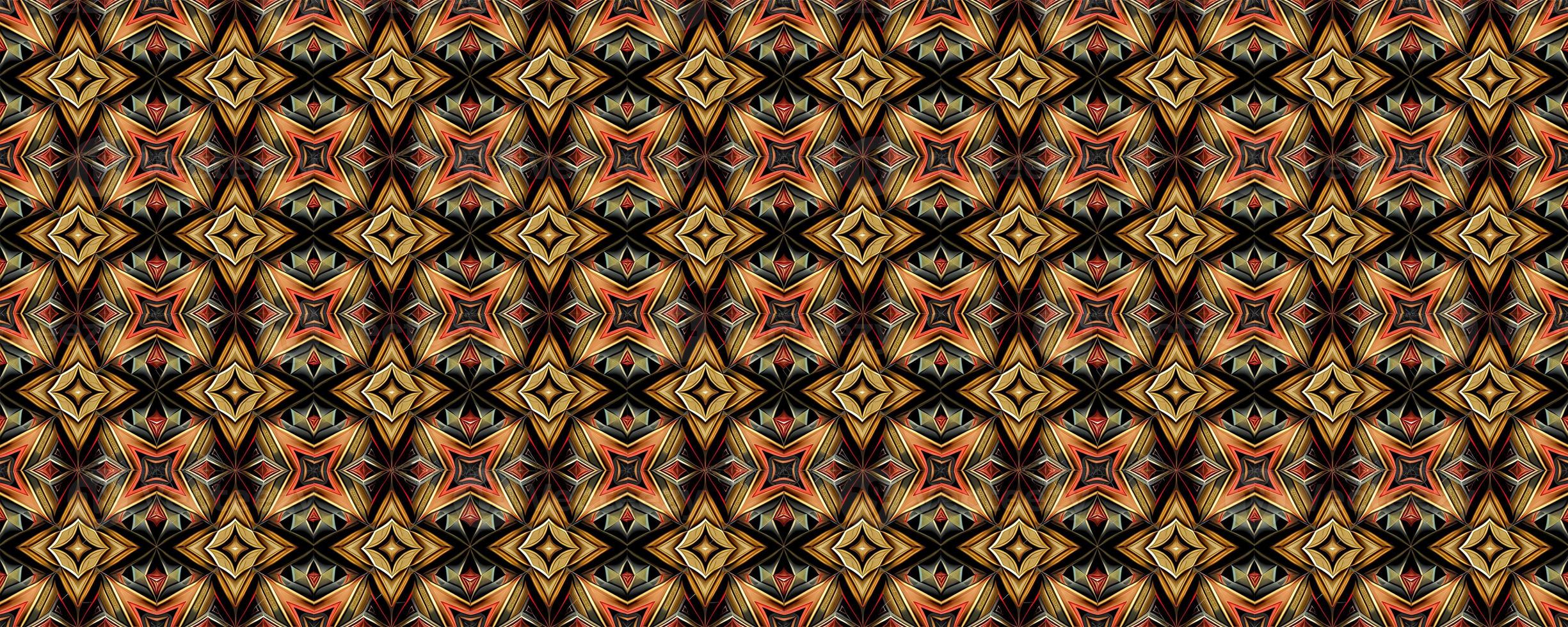 Geometric abstract seamless pattern photo