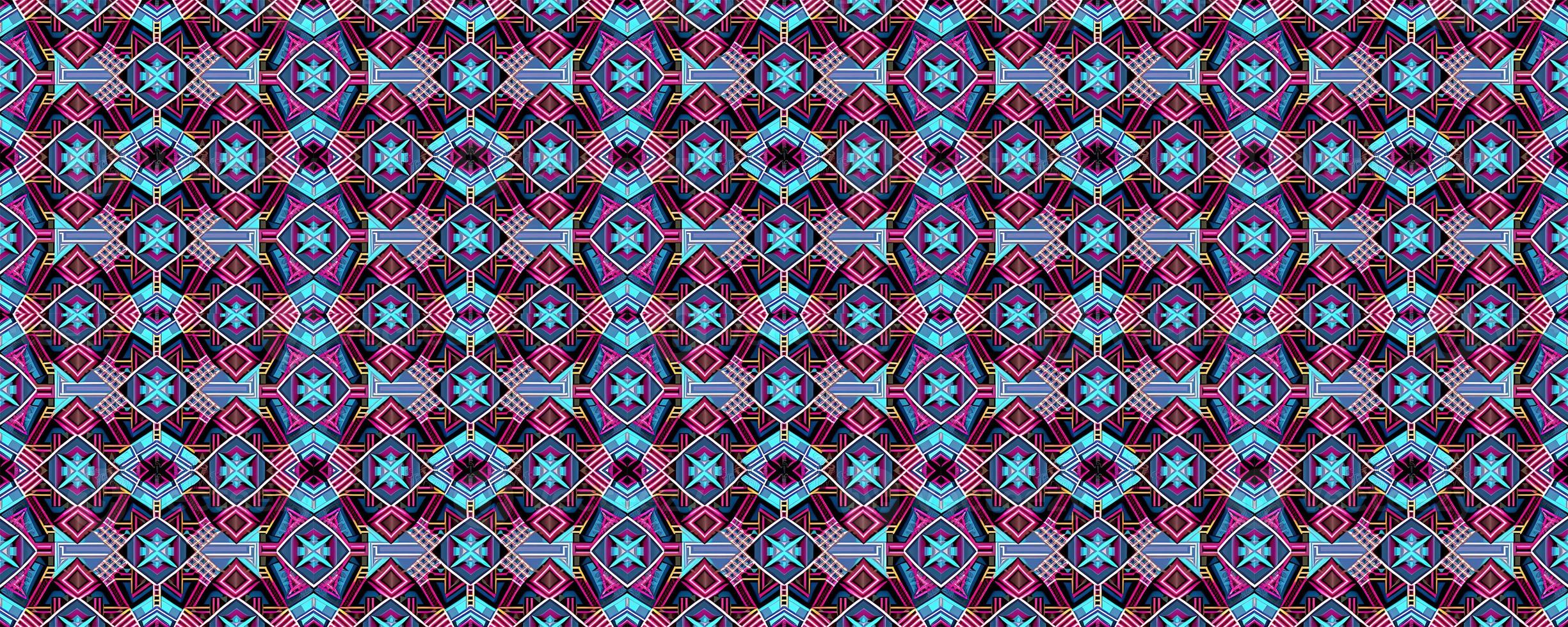 Geometric abstract seamless pattern photo
