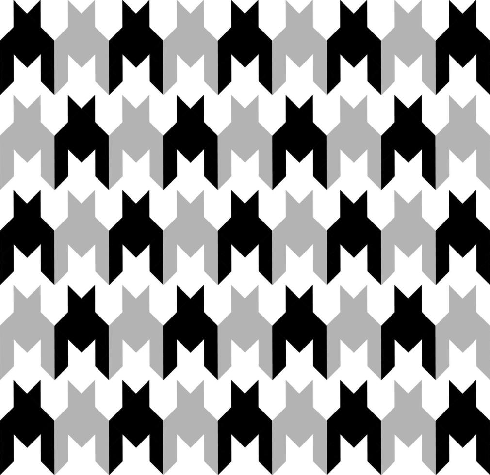 beautiful seamless pattern with hounds tooth vector