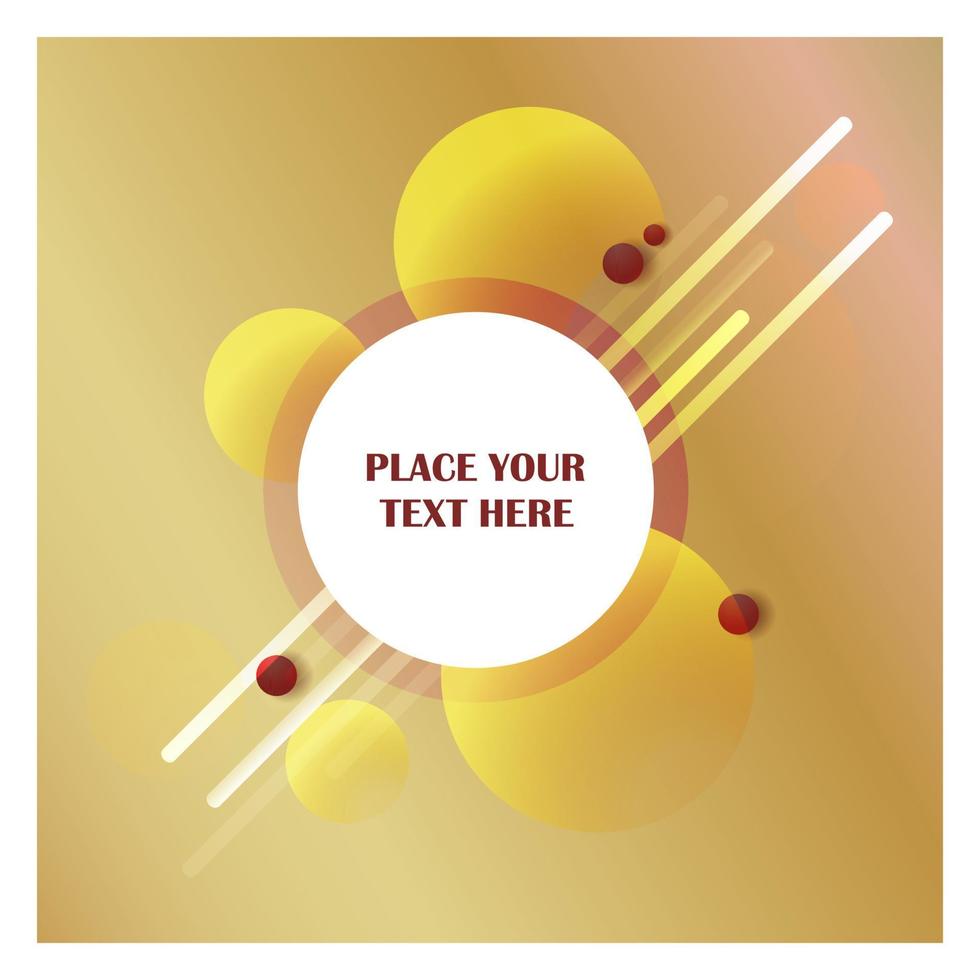Abstract line background with golden background vector