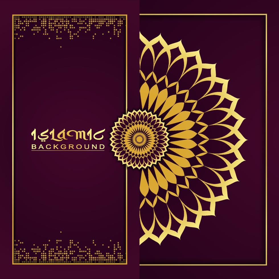Islamic background abstact design vector