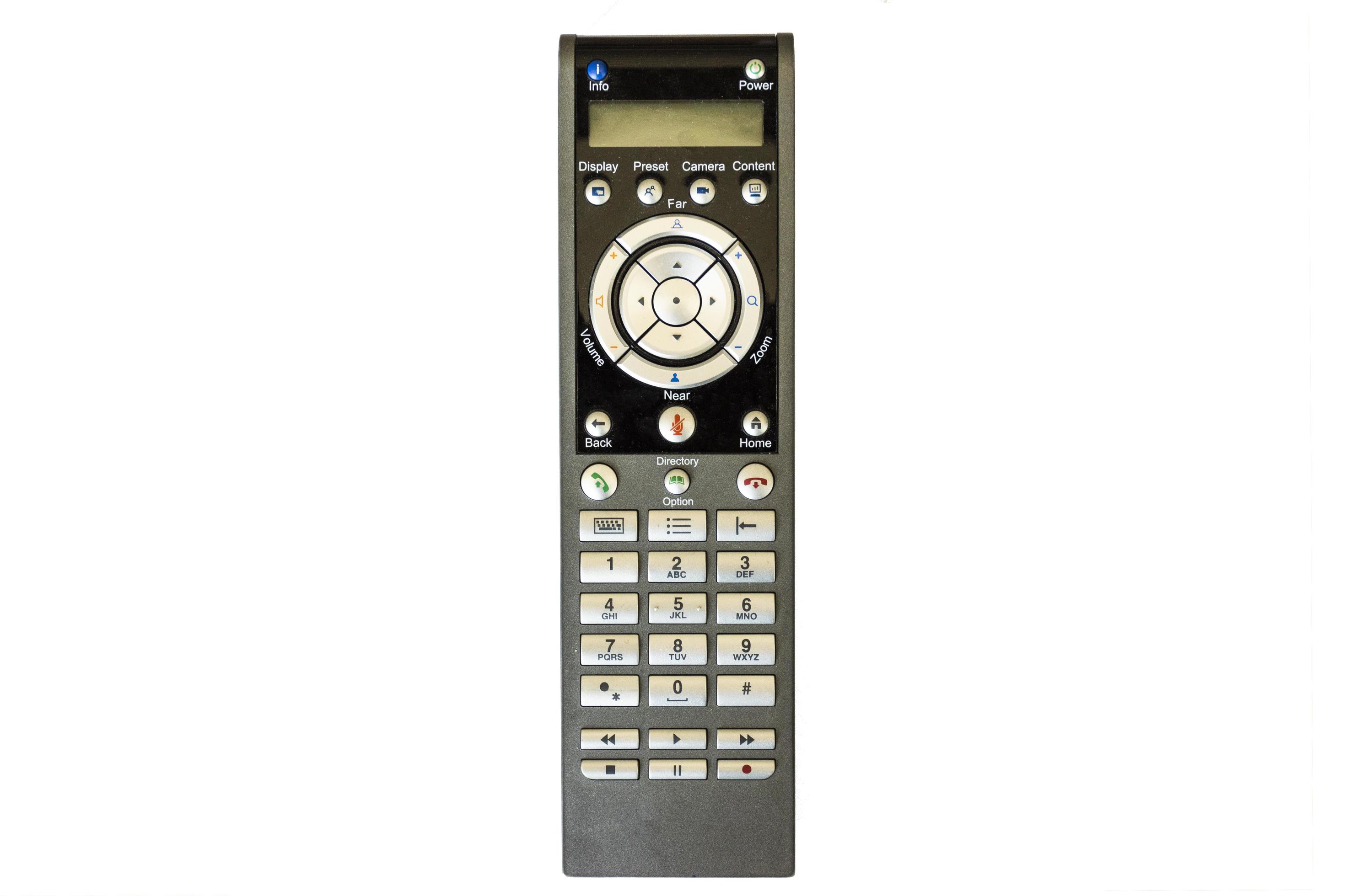 Remote control television on white background 14194789 Stock Photo at