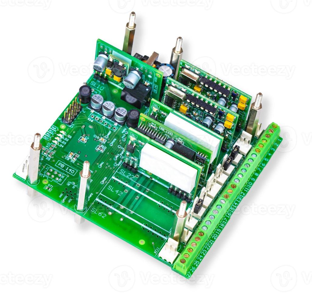 Electronics circuit board photo