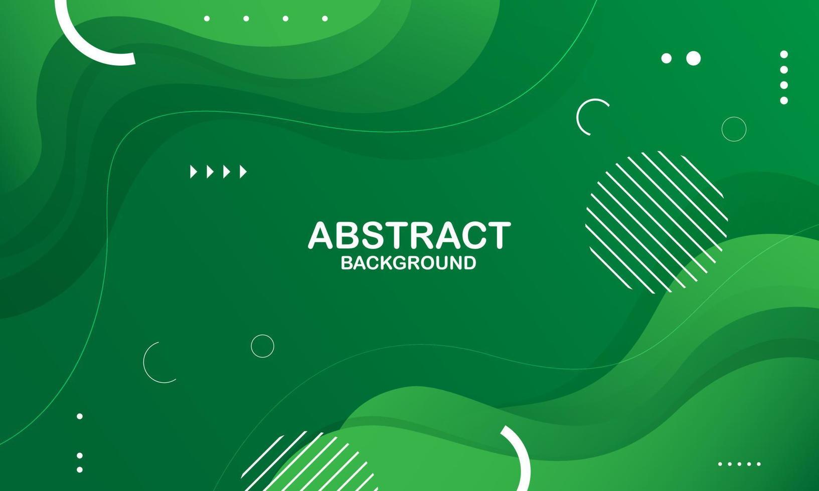 fondo verde abstracto. ilustración vectorial vector