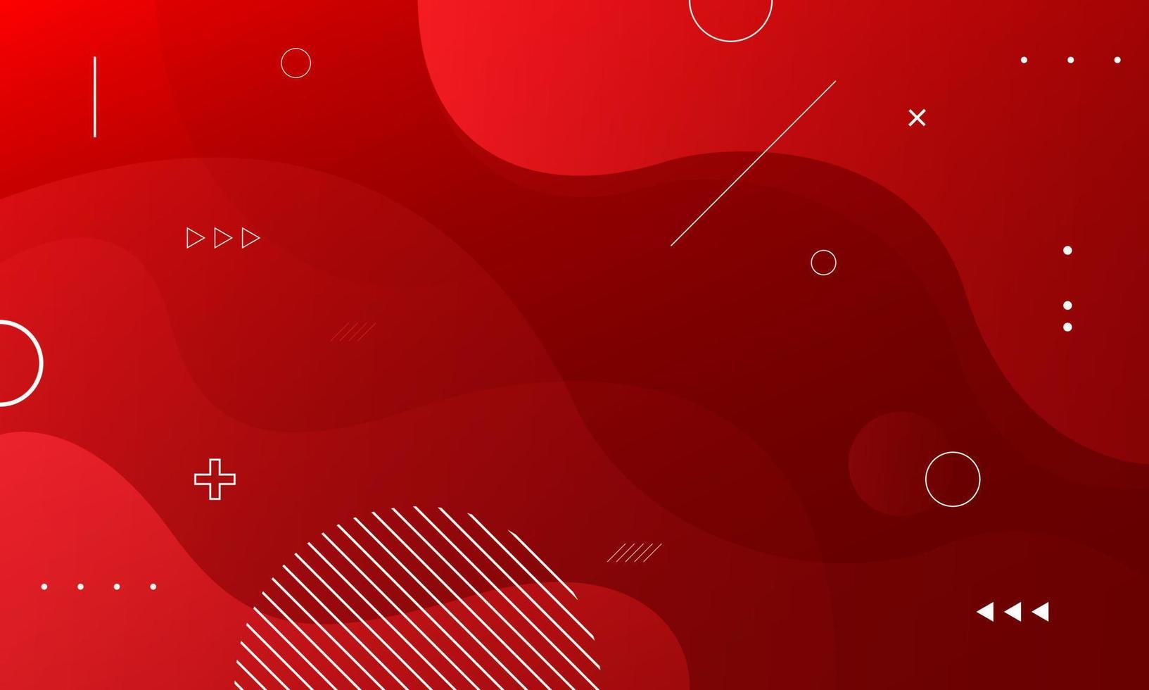 Red abstract background. Vector illustration