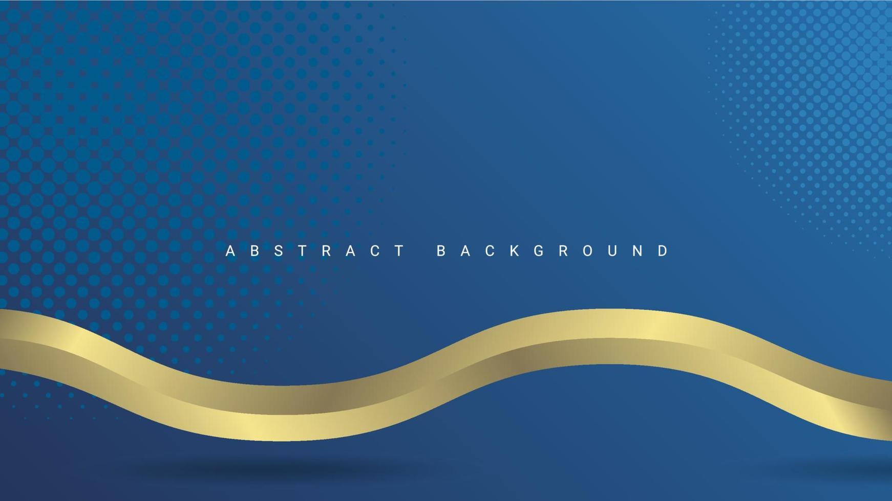 abstract background with golden color waveform vector