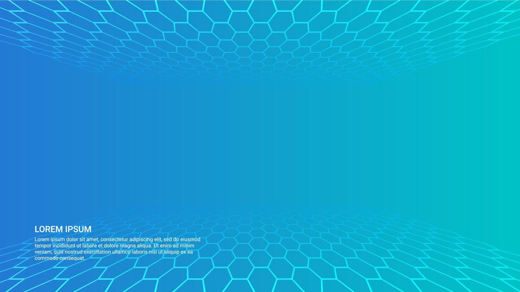 abstract background design with hexagon shape vector