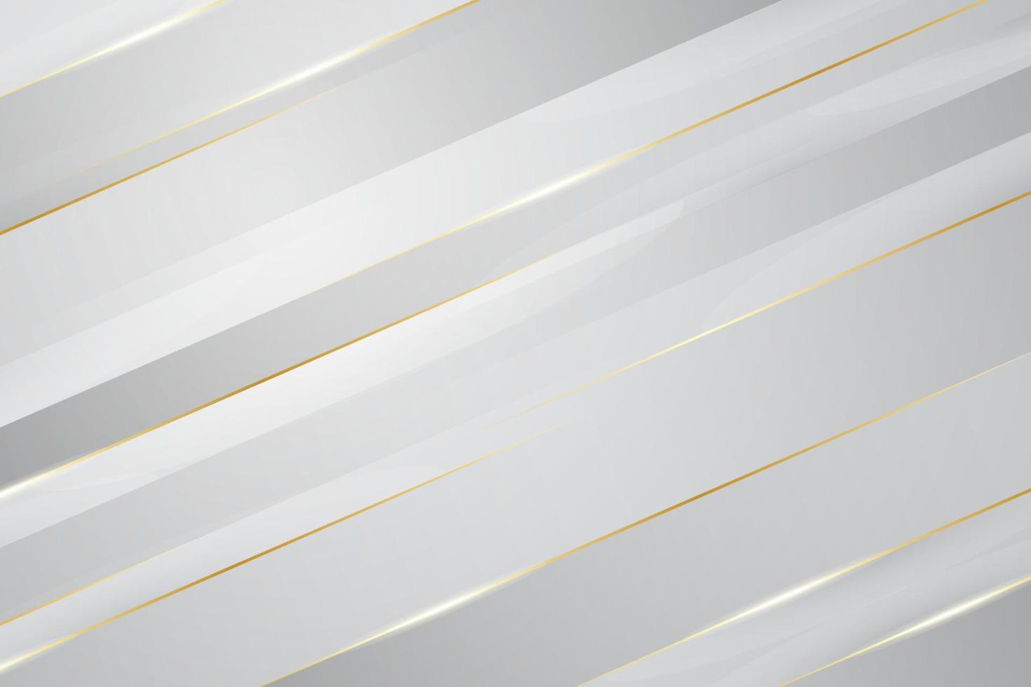 Elegant layered shape background with golden lines vector