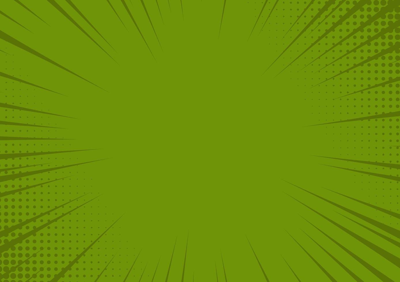 green halftone comic cartoon background vector