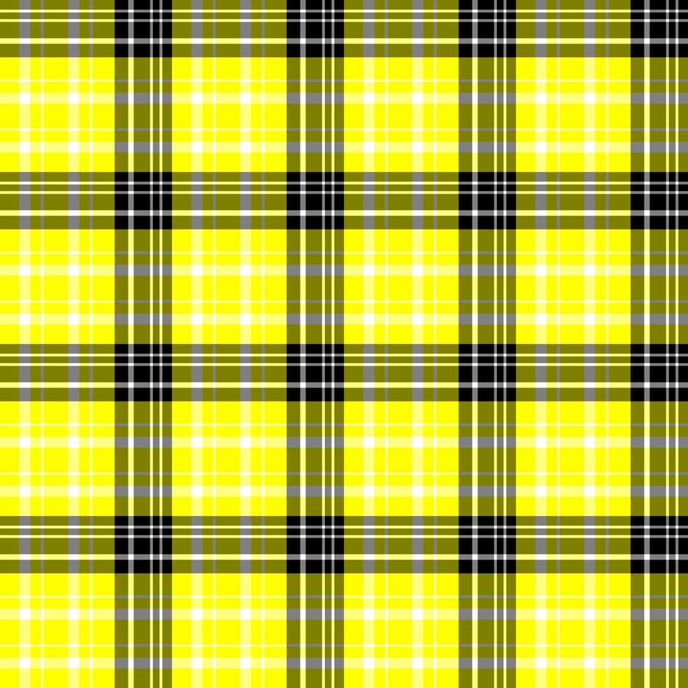 Seamless pattern in wonderful bright yellow and black colors for plaid, fabric, textile, clothes, tablecloth and other things. Vector image.