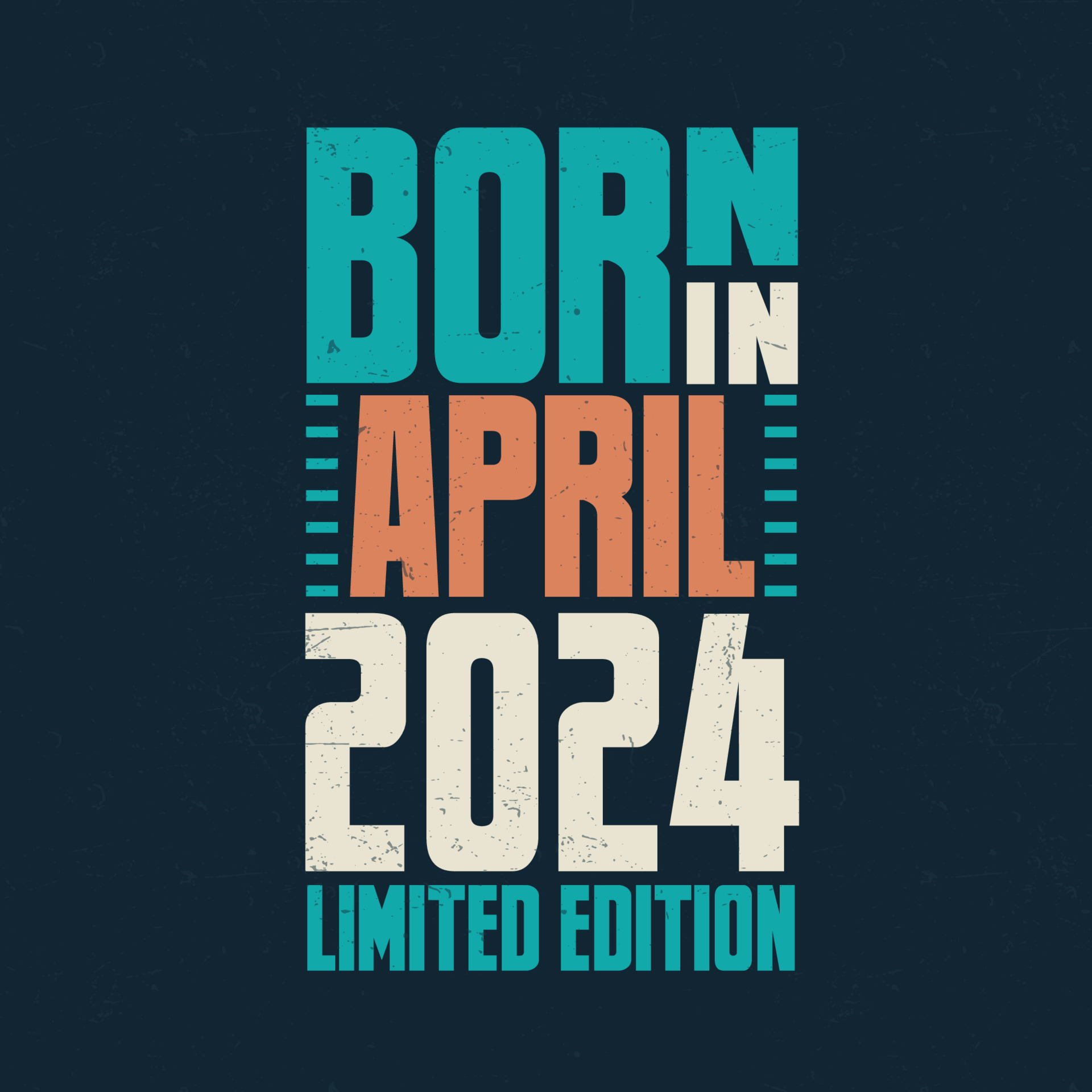 Born in April 2024. Birthday celebration for those born in April 2024