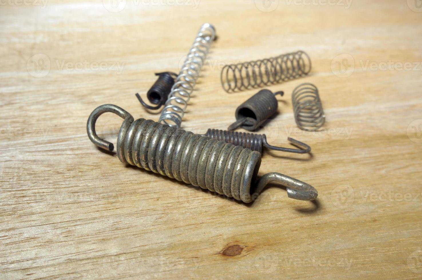 Side stand spring for motorcylce, spring spring,spring pull, spring press photo