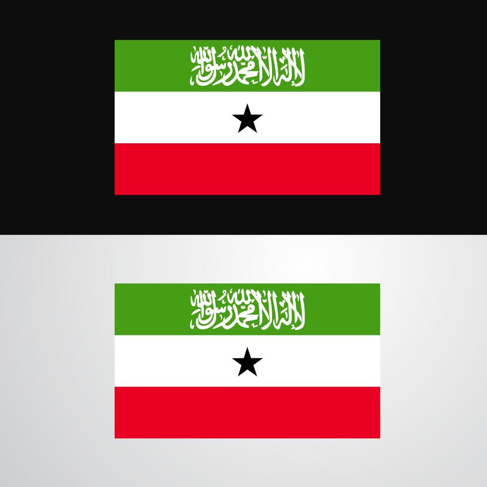 Somaliland Flag banner design vector