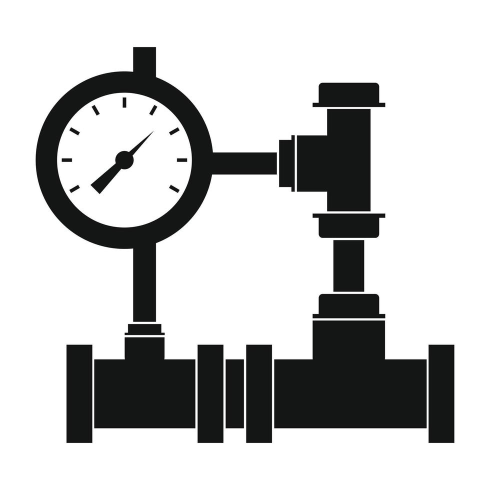 tubería de agua medidor de agua, gas, vector