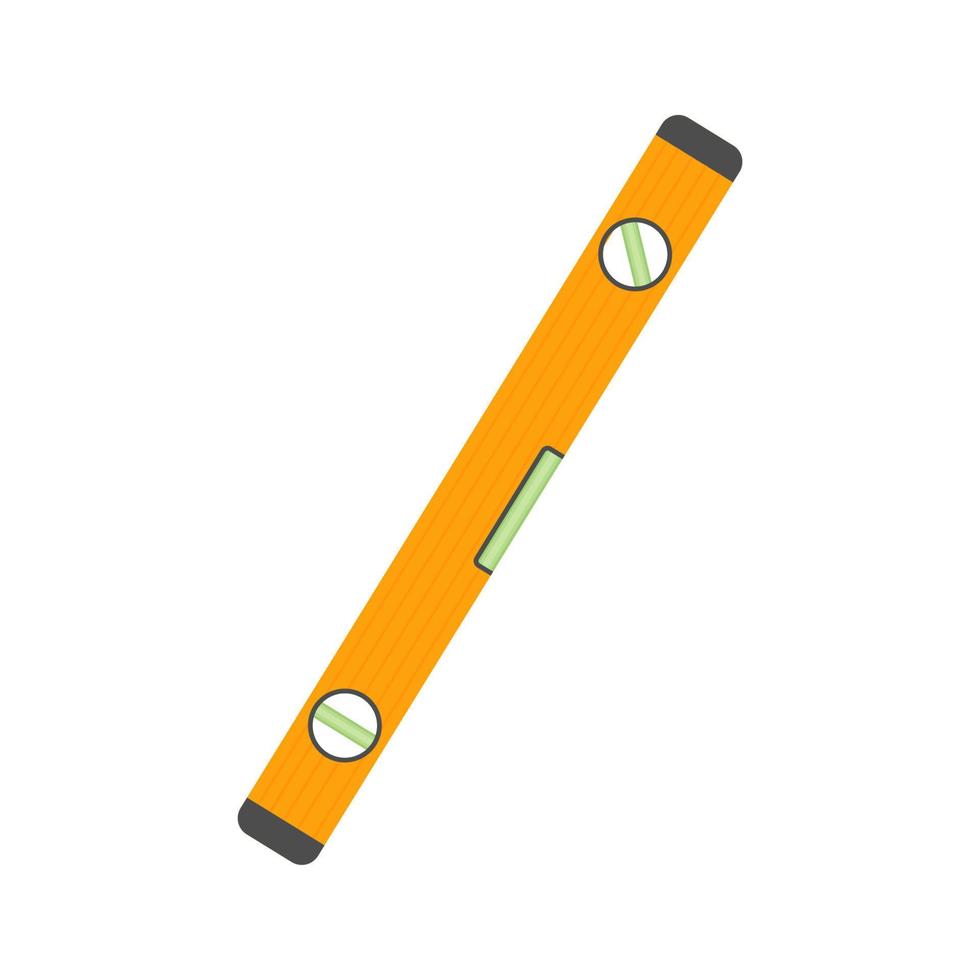 Level. Working tool Illustration in flat style. vector