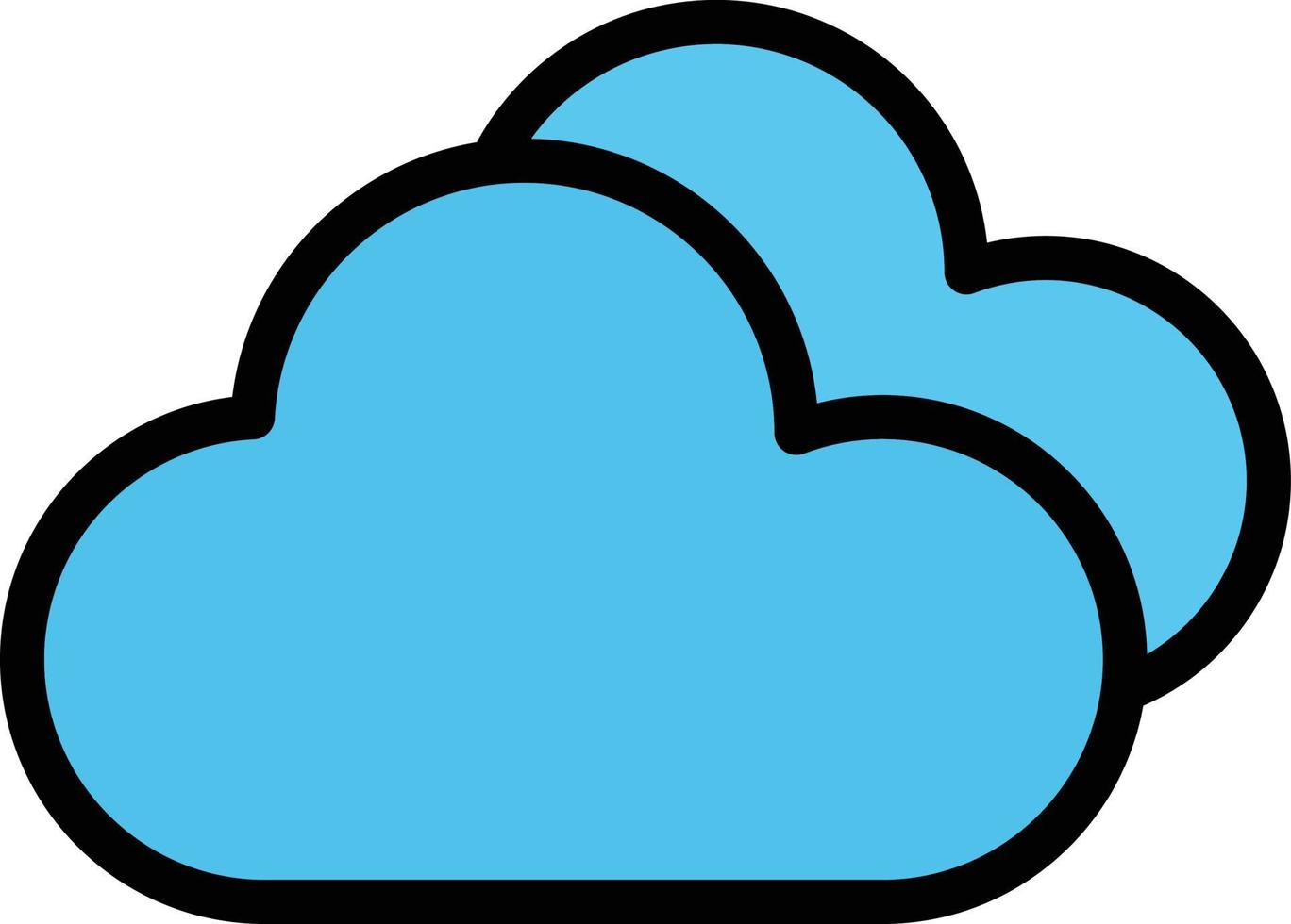 Cloud Vector Icon Design Illustration