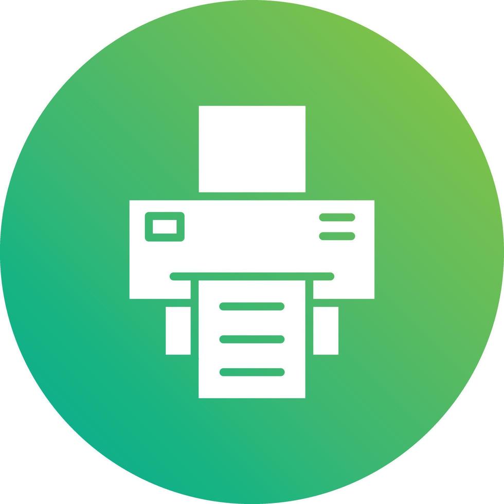 Printer Vector Icon Design Illustration