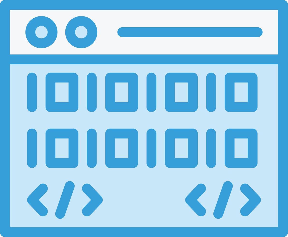 Coding Vector Icon Design Illustration