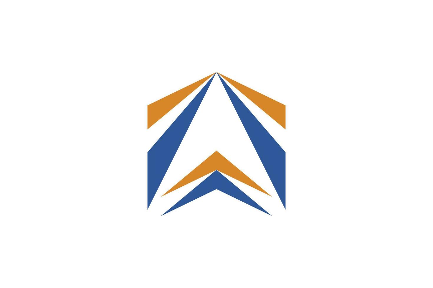 Alphabetical Letter A Logo vector