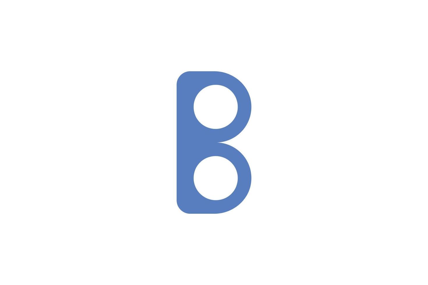B Letter Initial Logo vector