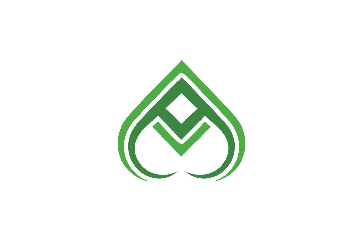 Flat Letter A Logo vector