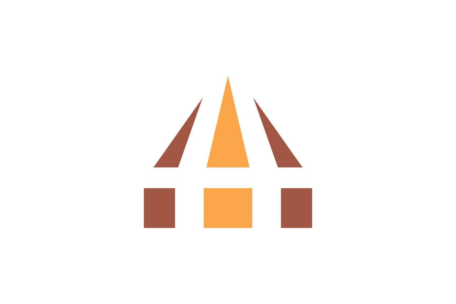 Flat Letter A Logo vector