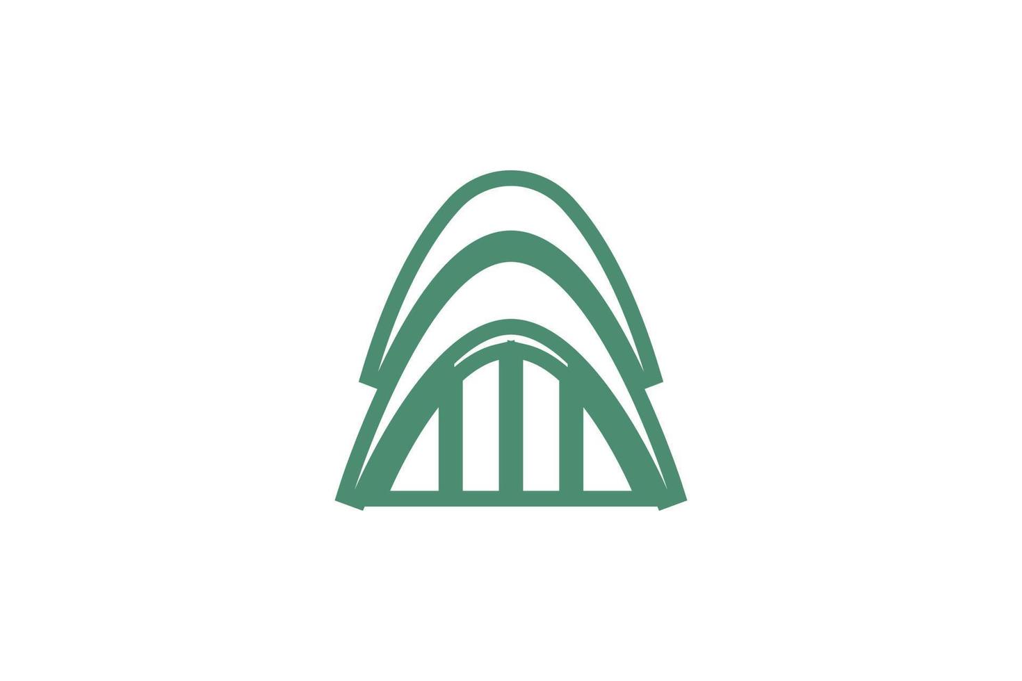 Alphabetical Letter A Logo vector