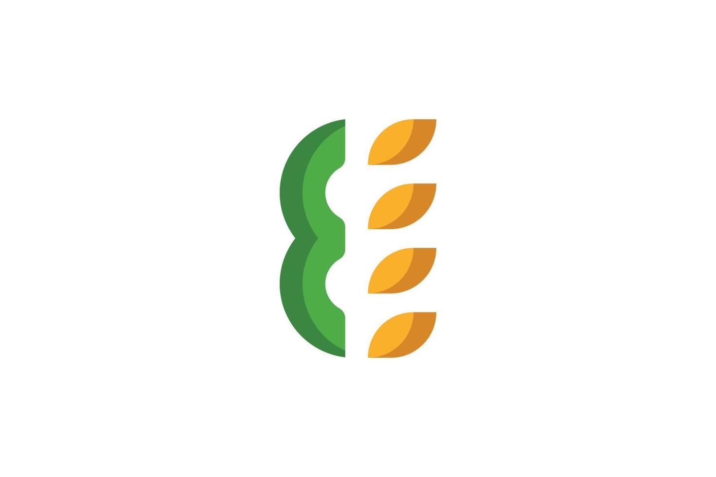 B Letter Initial Logo vector