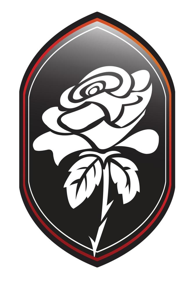 rosa signo romántico vector