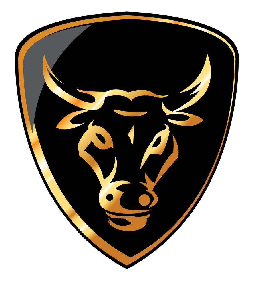 Bull symbol illustration vector