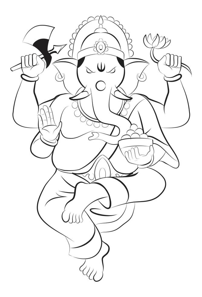 Ganesha vector illustration