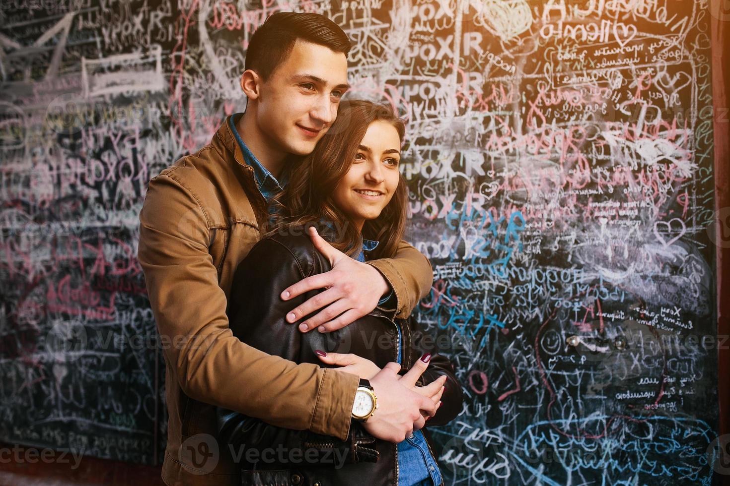 beautiful young couple photo