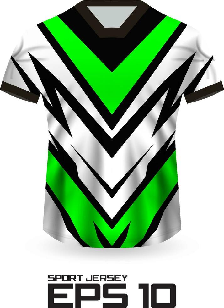 Racing Jersey Shirt Design Concept for Sports Team Uniform vector