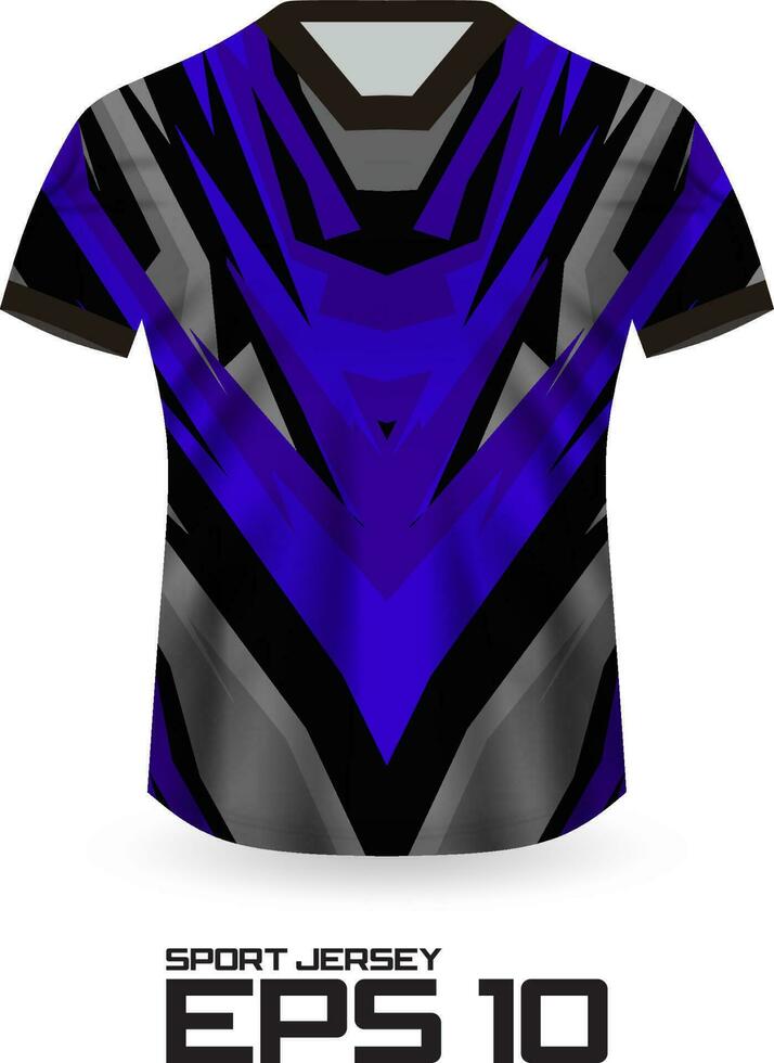 Racing Jersey Shirt Design Concept for Sports Team Uniform vector