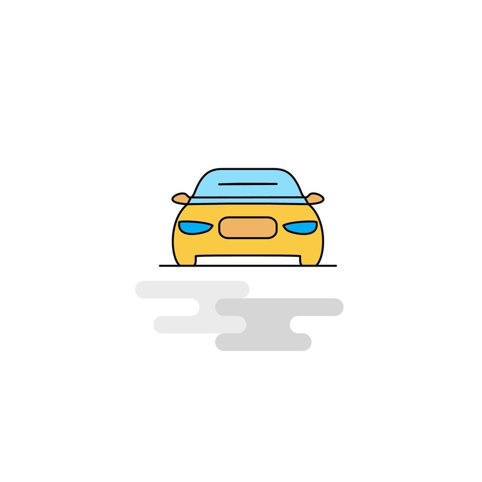 vector de icono de coche plano