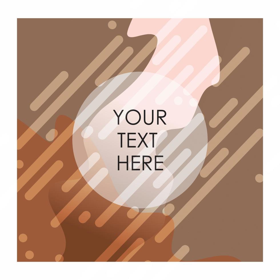 Brown and white pattern background vector