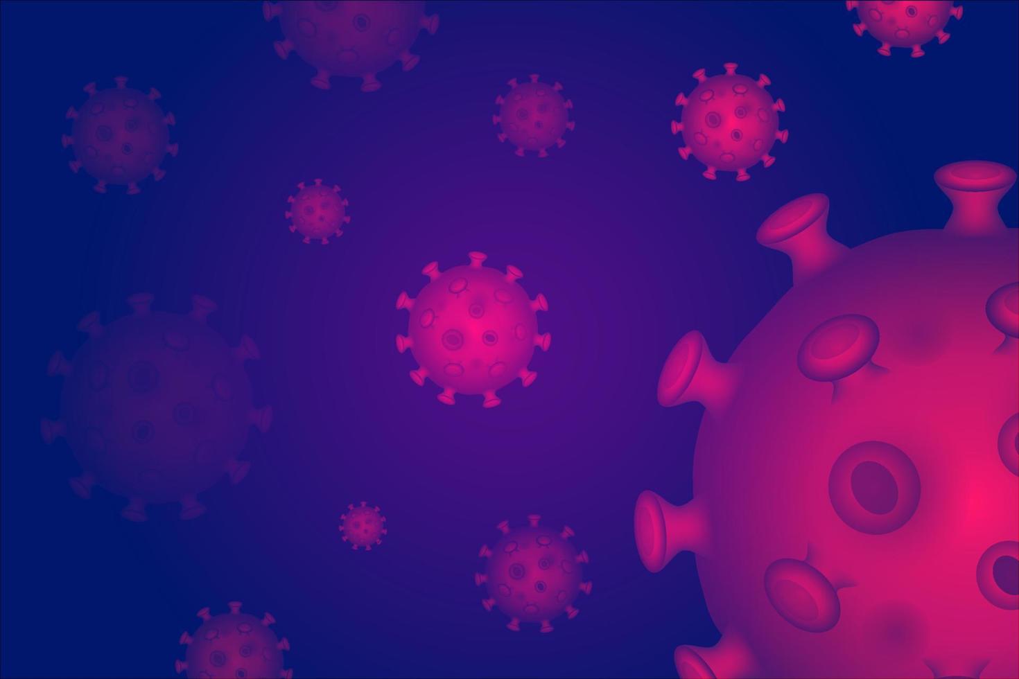 SARS-CoV-2 Coronavirus Variant Omicron. Virus cell background. illustration vector