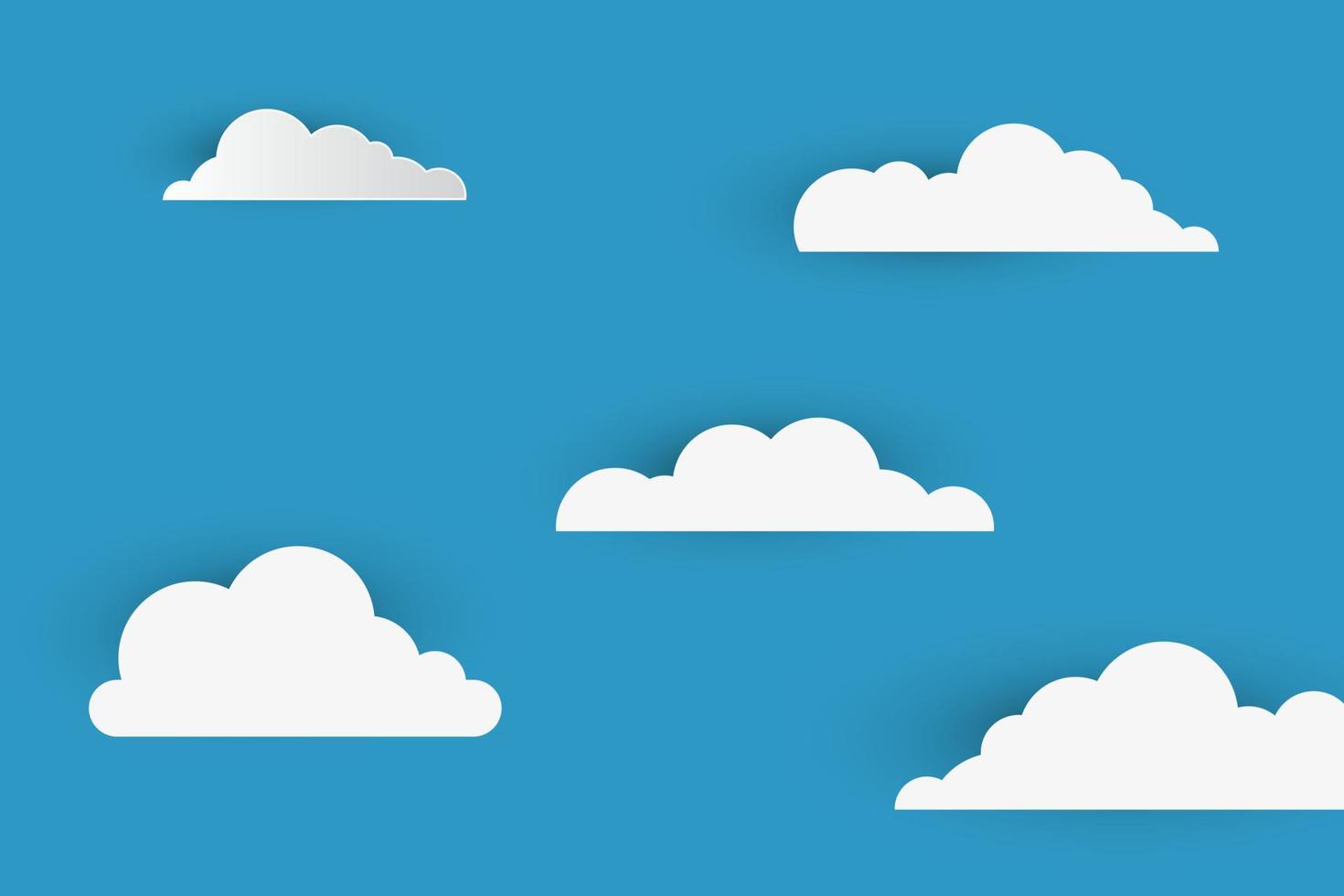 fondo de nube blanca en el cielo. ilustración vectorial vector