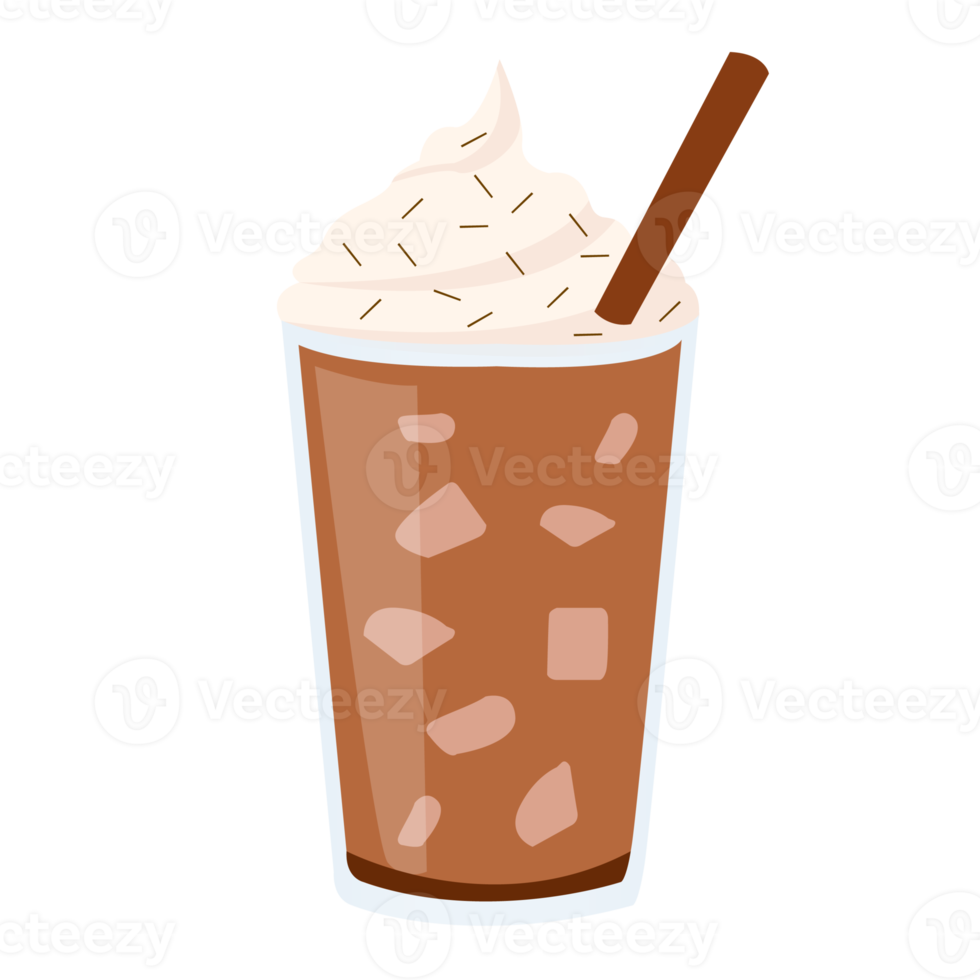 café helado png