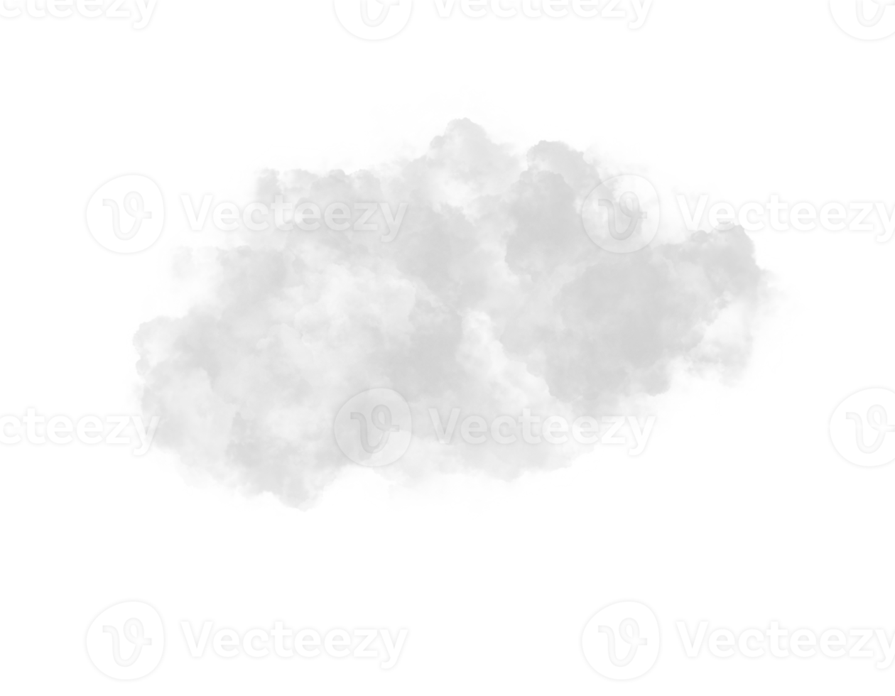 forma de humo libre aislada sobre fondo de transparencia png