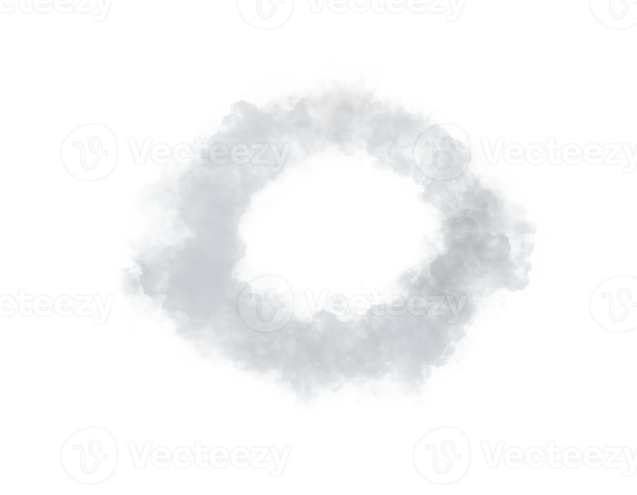 circle smoke diffusion isolated on transparency background ep06 png